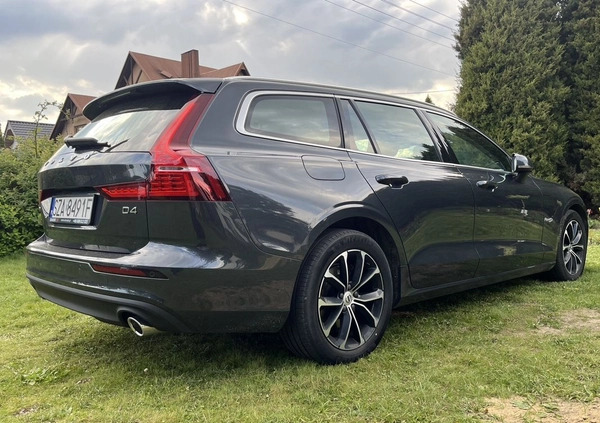 Volvo V60 cena 78900 przebieg: 164000, rok produkcji 2018 z Zawiercie małe 407
